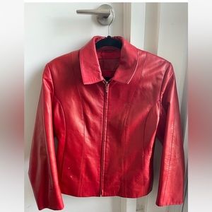 Vintage Leather Biker Jacket